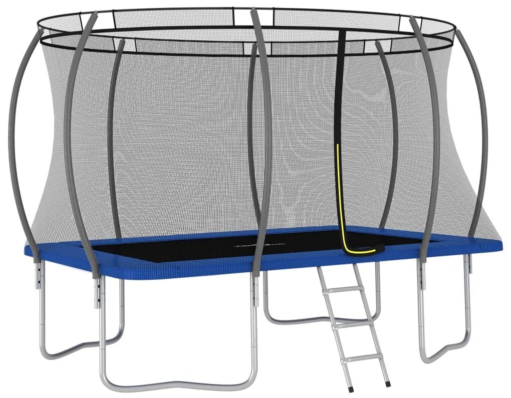 Set Trampolino Rettangolare 335x244x90 Cm 150 Kg /