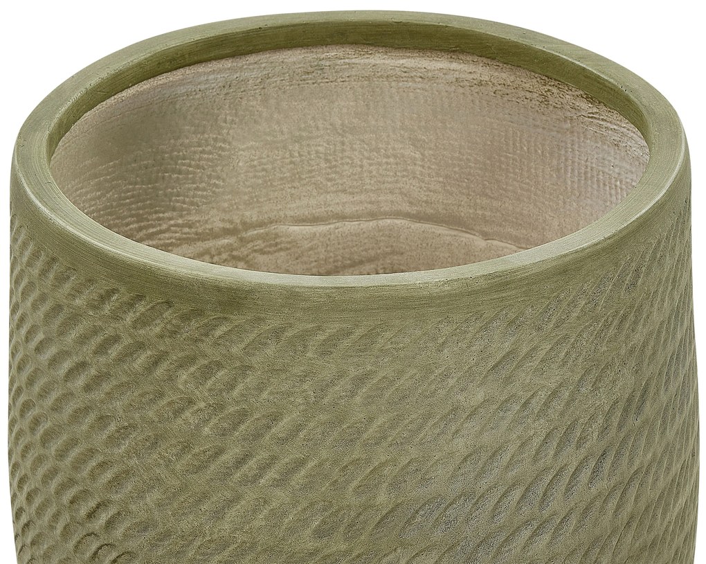 Vaso per piante verde ⌀ 39 cm LIVADIA Beliani