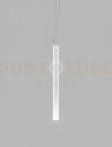 Candela sospensione bianco lucido cromo lucido 1 luce attacco g9