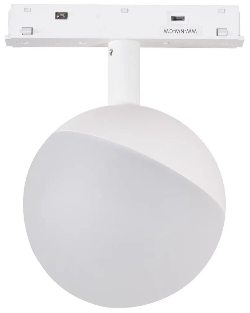 Sfera LED 7W Magnetica CCT Angolo 180° Bianca Colore Bianco Variabile CCT