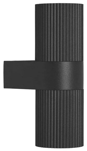 Kyklop Ripple Applique da Esterno Black - Nordlux