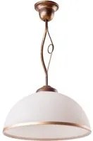 Lampada a Soffitto Retro, Marrone, Acciaio, 32,5x32,5x45 cm, EPIKASA