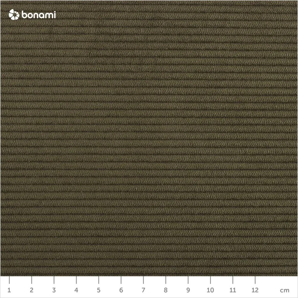 Modulo divano in velluto a coste verde Sting - Scandic