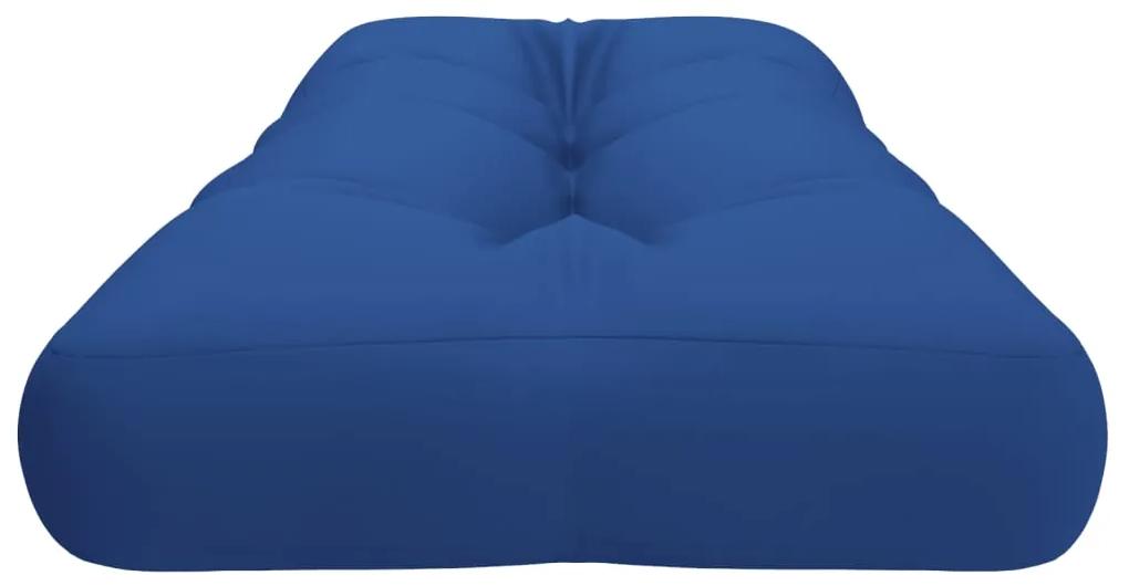 Cuscino per Pallet Blu Reale 120x40x12 cm in Tessuto