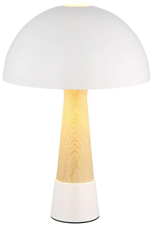 Globo 51570122 - Lampada da tavolo PAULIN 1xE27ILLU/40W/230V bianca