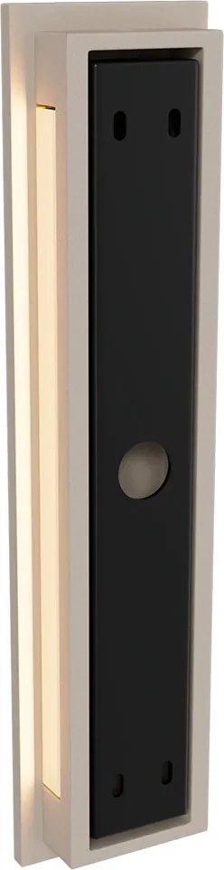 Applique da parete in cemento 40cm per Strisce LED Bidirezionale
