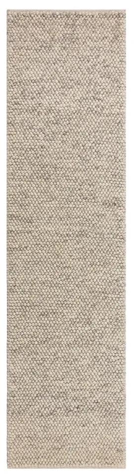 Tappeto in lana grigio chiaro 60x230 cm Minerals - Flair Rugs