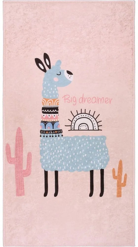 Tappeto per bambini rosa lavabile 120x180 cm Big Dreamer Camel – Vitaus