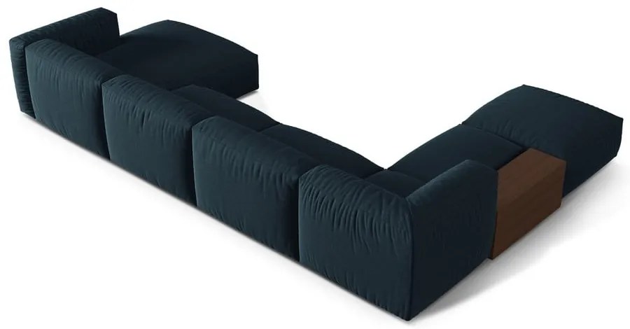 Divano angolare modulare blu scuro (angolo sinistro/U) Martina - Micadoni Home