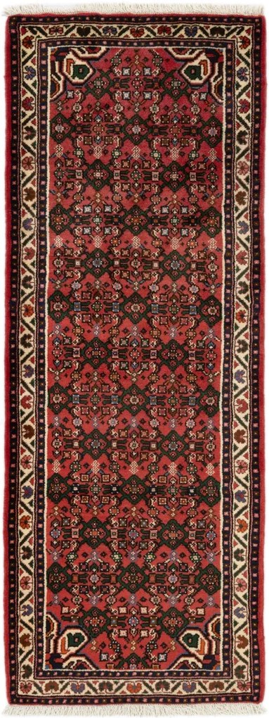 Hosseinabad Tappeto 210 x 80 (Iran) Annodato A Mano