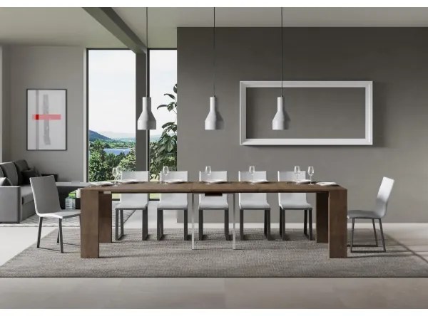 Consolle allungabile 90x40/300 cm ROXELL in finitura Noce