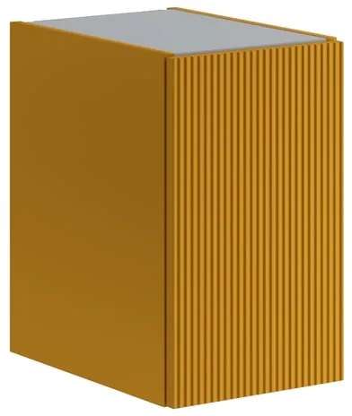 Armadietto bagno a terra Opera 1 anta P 45.5 x L 30 x H 50 cm laccato opaco senape