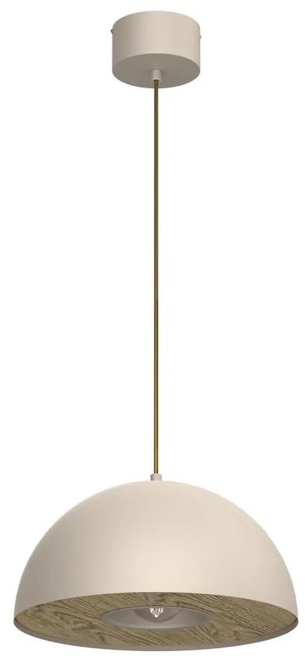 Lampadario a sospensione con filo ELGUND 1xE27/15W/230V beige