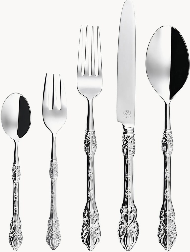 Set di 30 posate Neuschwanstein, 6 persone