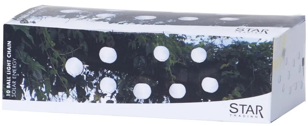 Catena luminosa a LED solare adatta all'esterno, lunghezza 2,7 m Festival - Star Trading