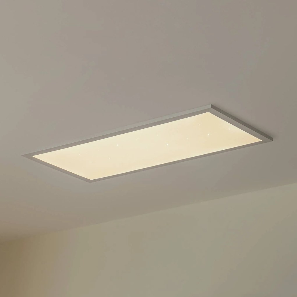 Pannello LED Lindby Kenma, CCT, 29,6 cm x 59,6 cm