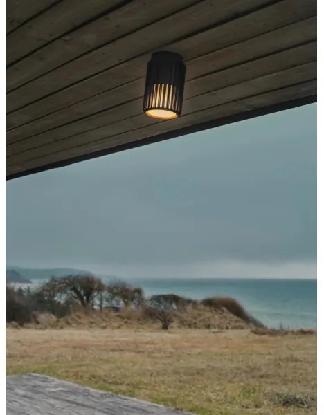 Nordlux - Plafoniera da esterno ALUDRA 1xE27/15W/230V nero