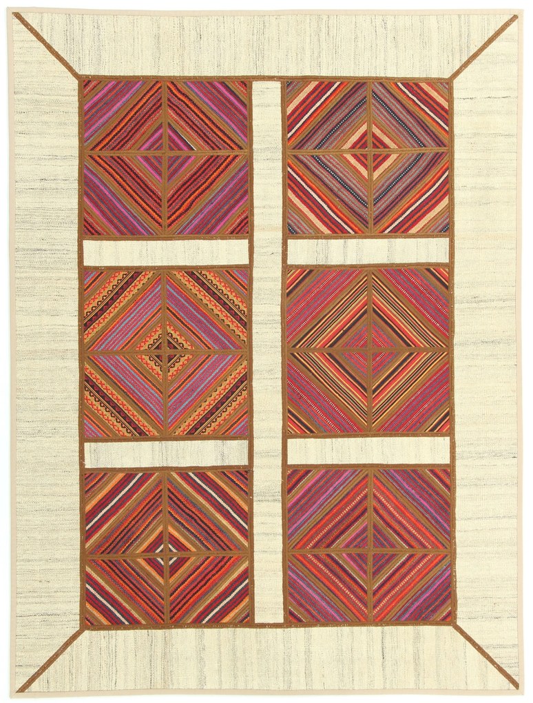 Kilim Tappeto 200x150 (Iran) Tessuto A Mano