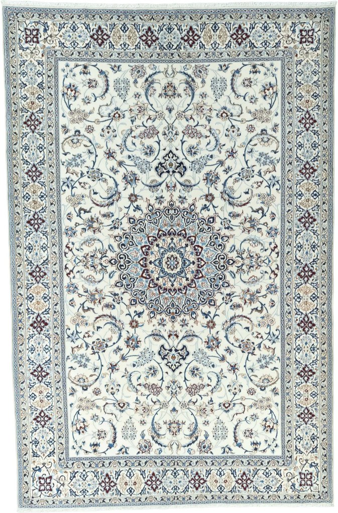 Nain Tappeto persiano 330x210 Beige (Iran) Annodato A Mano