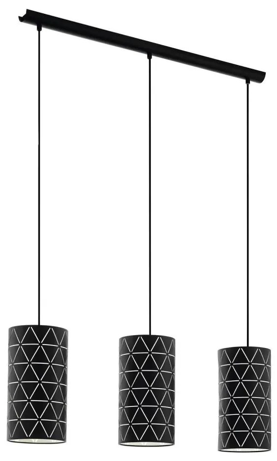 Eglo 98353 - Lampadario a sospensione con filo RAMON 3xE27/40W/230V