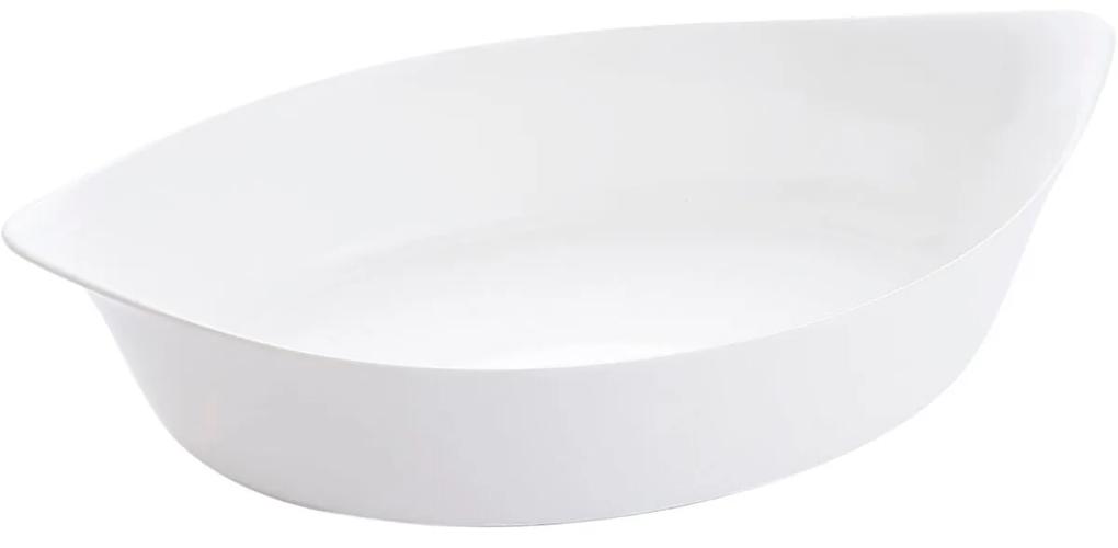 Teglia da Cucina Luminarc Smart Cuisine Ovale Bianco Vetro 38 x 22 cm (6 Unità)