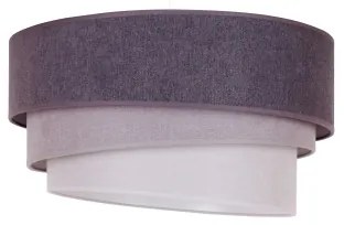 Duolla - Lampadario a sospensione con filo TRIO 1xE27/15W/230V diametro 45 cm antracite/grigio/bianco