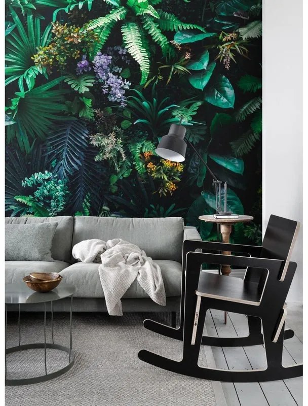 Fotomurale ESTA Piante tropicali, verde 232X280 cm