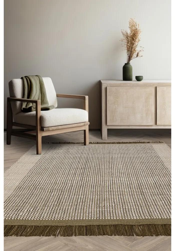 Tappeto in lana marrone chiaro tessuto a mano 160x230 cm Avalon - Asiatic Carpets
