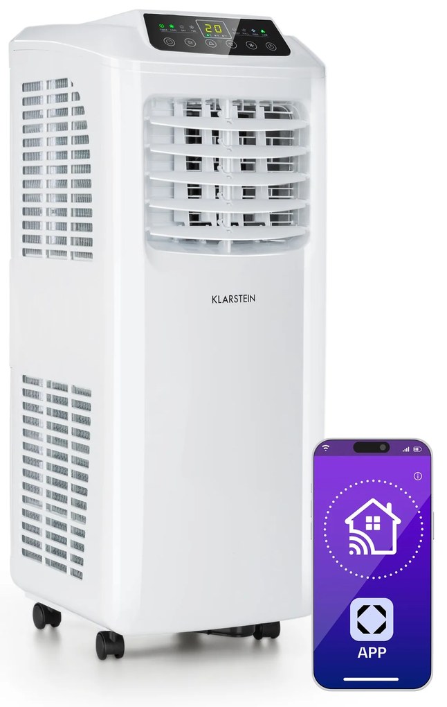blumfeldt Pure Blizzard Smart 7k, climatizzatore portatile, 7000 BTU/2,1 kW, EEC A, telecomando