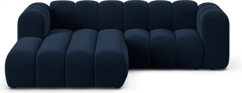 Divano angolare blu scuro ad angolo sinistro Lupine - Micadoni Home