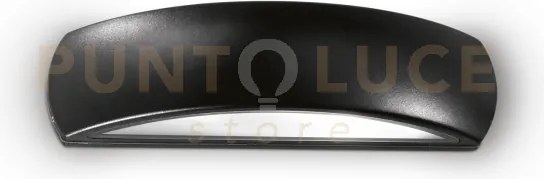 Giove applique a parete esterno ip54 nero 1 luce attacco e27