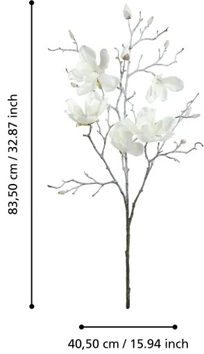 Eglo 428381 - Fiore artificiale ETAYA 83,5 cm bianco