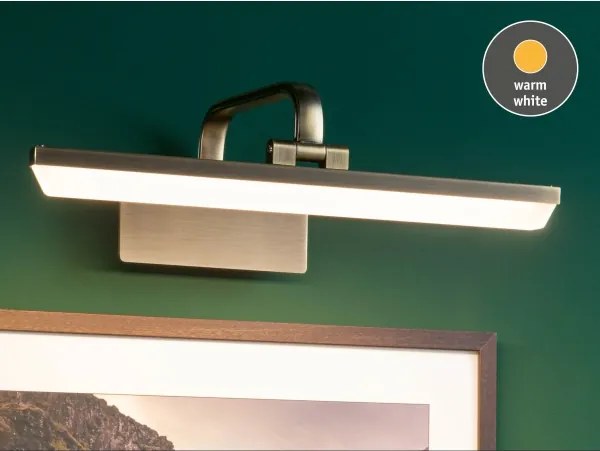 Paulmann 95569 - LED/9,5W Lampada per quadri RENAN 230V 40 cm ottone