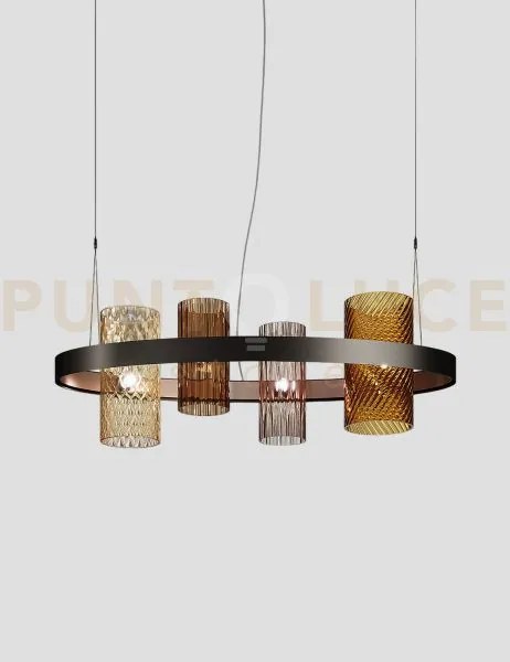 Armonia sospensione ov1 multicolore 1 nickel nero satinato rame sat...