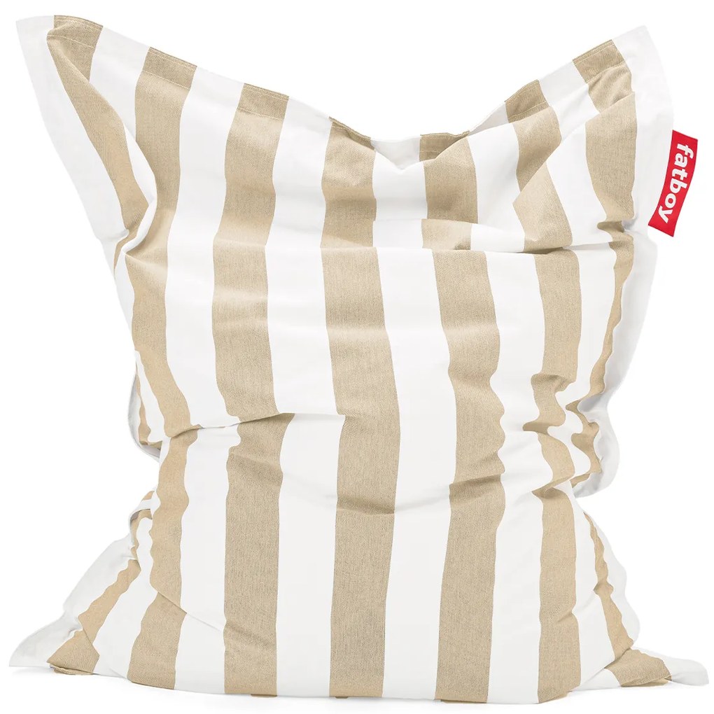 Fatboy Original Outdoor Poltrona sacco, Stripe Sandy Beige