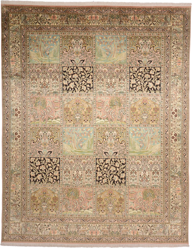 Cashmere Silk Tappeto orientale 240x310 (Indian) Annodato A Mano