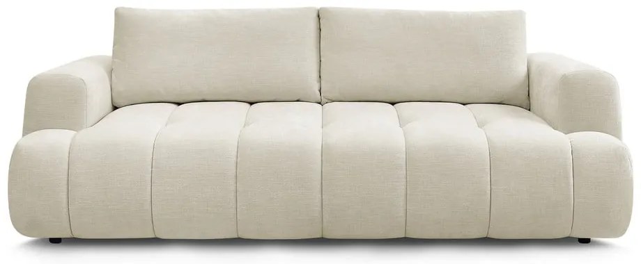 Divano beige allungabile e con contenitore 251 cm Fuji – Bobochic Paris