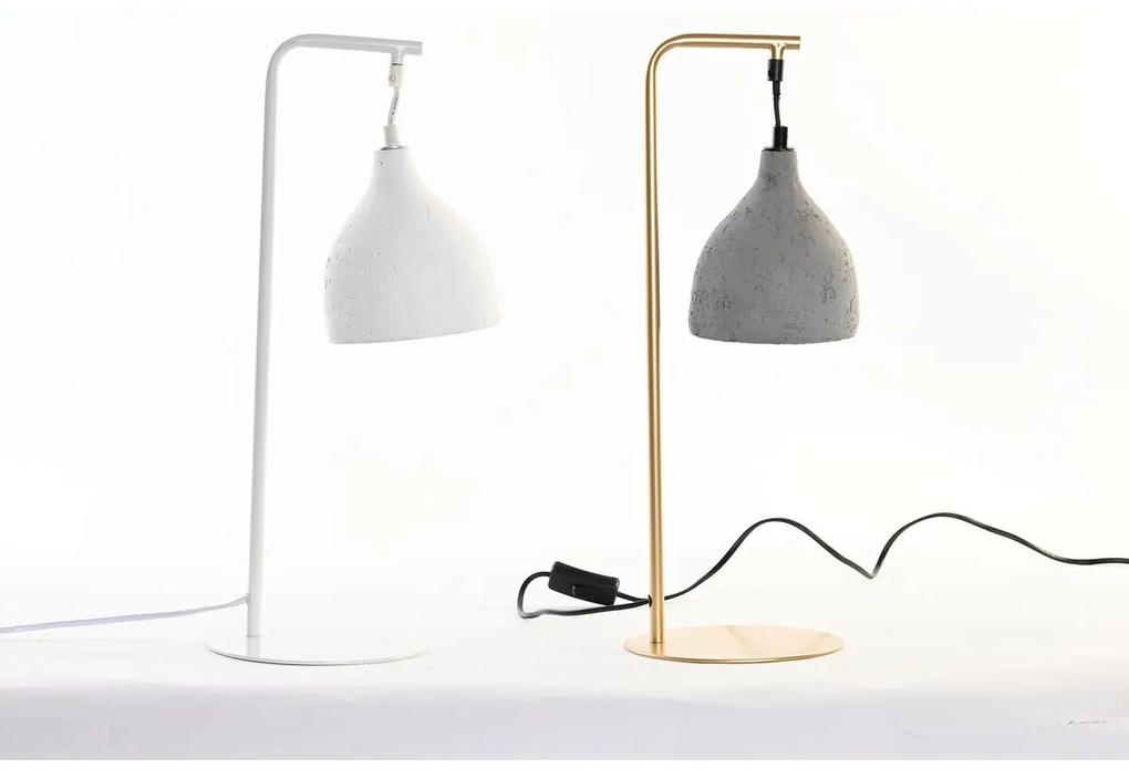 Lampada da tavolo DKD Home Decor Metallo Cemento 50 W (21 x 17 x 49 cm) (2 Unità)