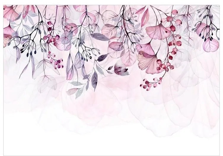 Fotomurale adesivo  Foggy Nature  Pink  Larghezza x Altezza Home decor 147x105