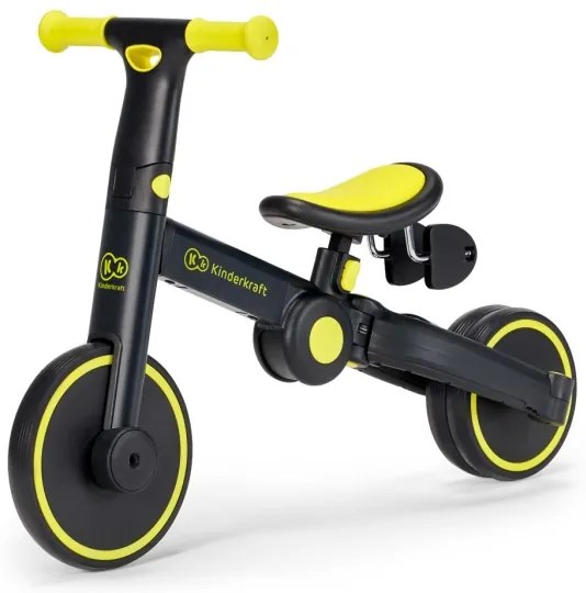 KINDERKRAFT 3v1 4TRIKE - Draisienne enfant jaune/noir