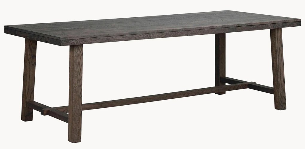 Tavolo in legno di quercia Brooklyn, larg. 220 x prof. 95 cm
