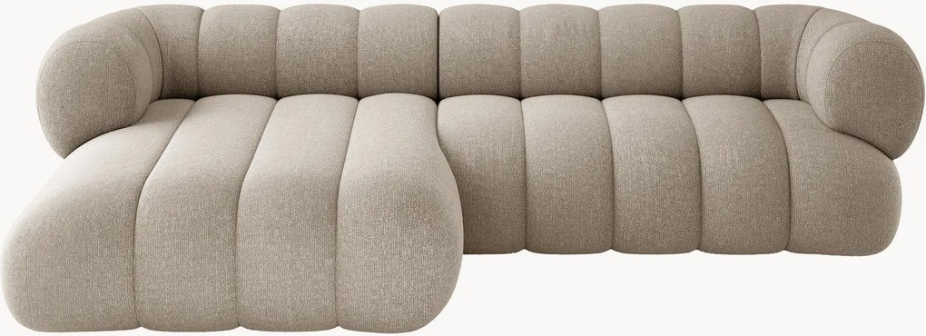 Divano angolare 5 posti in ciniglia Koge