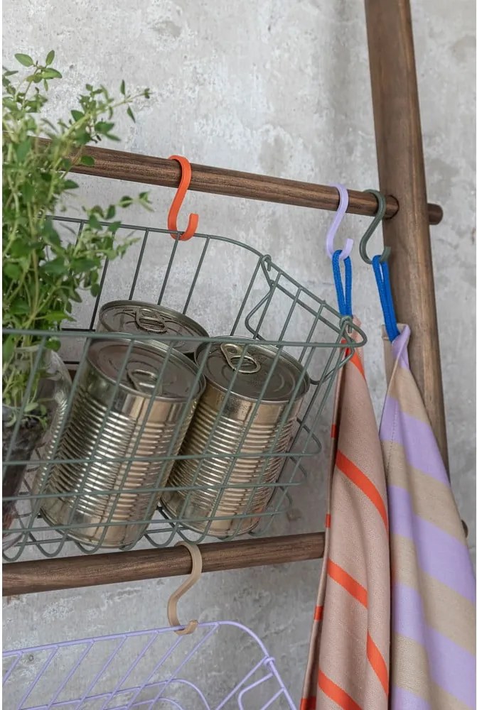 Set di 5 ganci verdi in metallo appesi Hang-it - Mette Ditmer Denmark