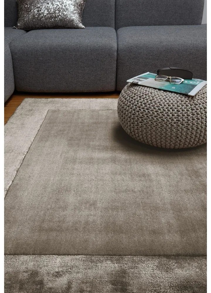 Tappeto marrone tessuto a mano con lana 160x230 cm Ascot - Asiatic Carpets