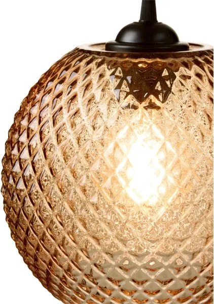 Halo Design 718368 - Lampada a sospensione su cavo NOBB 1xE27/40W/230V marrone fumé