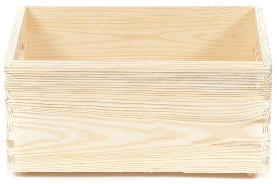 Scatola in legno di pino Custom, 30 x 20 x 14 cm - Compactor