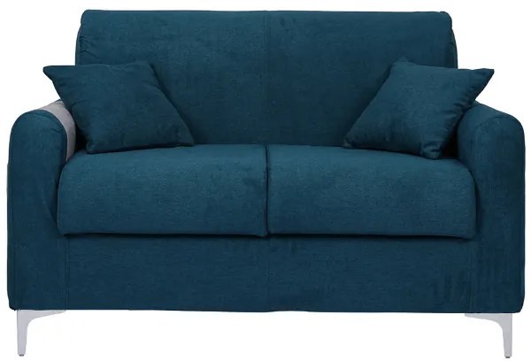 Divano sfoderabile 2 posti 140 cm in tessuto DUBLINO Ottanio