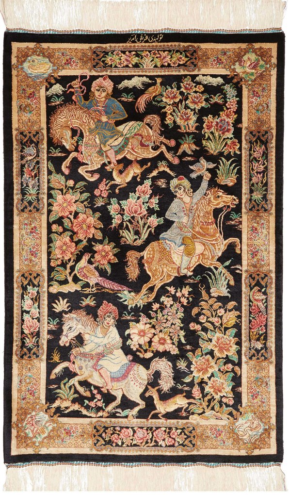 Ghom Tappeto persiano 90 x 60 (Iran) Annodato A Mano