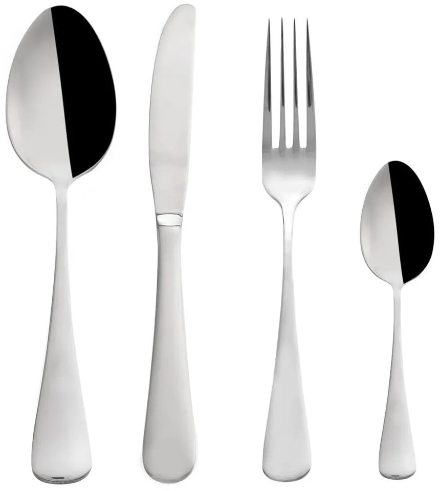 Posate in acciaio inox color argento 24 pezzi Canada - Orion