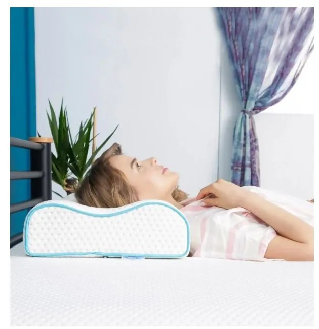 Cuscino anatomico con imbottitura in memory foam 35x55 cm – Mila Home